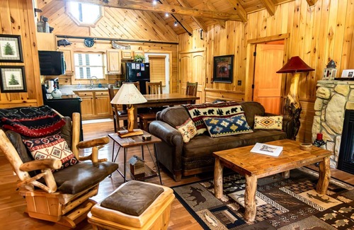 Big Cedars House | Wooded Cabin, Under 1 mile from Big Cedar, Firepit