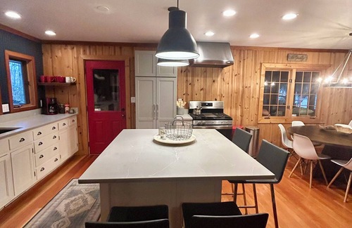 Michigan City House | Wooded Retreat in Michiana Shores