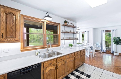 Rising Fawn House | Wooded Retreat with game area and hot tub!