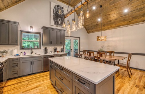 Ellijay House | Wooded Seclusion ~ Private Creekside Oasis ~ 3 Dogs Welcome ~ 2 Fenced Acres
