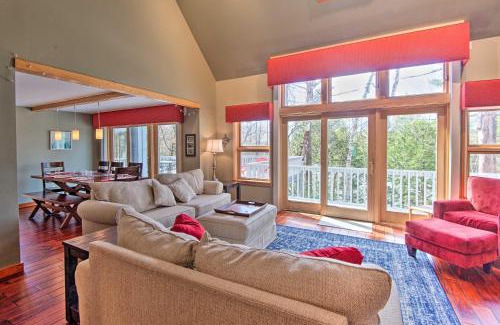 Grantham House | Wooded Waterfront Grantham Home Less Than 10 Mi to Ski!