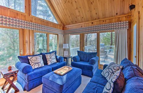 Grantham House | Wooded Waterfront Grantham Home Less Than 10 Mi to Ski!