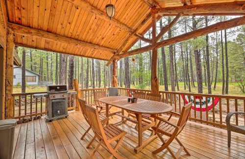 Pinetop House | Wooded Yard, Gas Grill Lush Pinetop Retreat