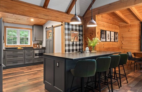 Swanton Cabin | Woodland Wish Hot Tub Sauna Pickleball Game Room