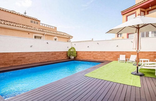 Bolnuevo House | Would you like to enjoy a glass of wine in a hammock next to a beautiful pool with complete privacy?