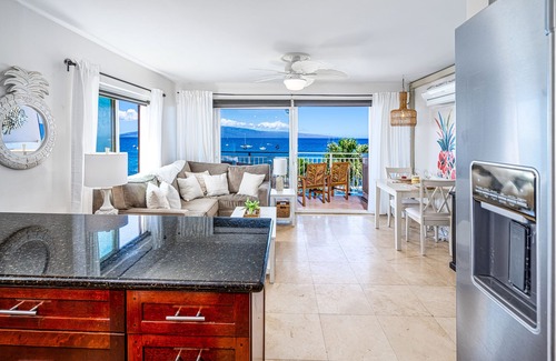 Historic Lahaina Front Street Condo | WOW! OCEANFRONT MAGIC – 2-Bd Dream - Maui's sunniest location on the island.
