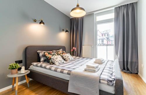Krzyki Apartment | WrocApartments StarCenter - Parking Free