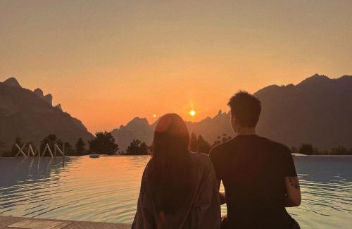 Wulingyuan Hotel | XMAN Sunrise Peaks Resort-Sky Mirror Infinity Pool
