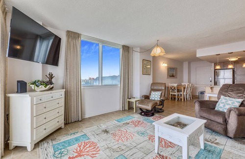 Midtown Ocean City Condo | XPLORIE ACTIVITIES & LINENS INCLUDED*! Great views from this 2BR oceanfront condo with an outoor pool!