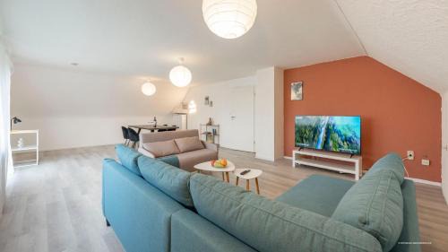 Edingen-Neckarhausen Apartment | XXL Design-Appartement Gardendesign Boxspring 8 Pers Zwischen Heidelberg und Mannheim