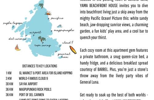 Catangnan Apartment | YAMA APARTMENTS - Private Beachfront