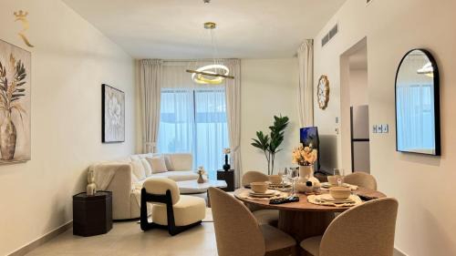 Abu Dhabi Apartment | Yas Garden Luxe 4BR - Luxury Stay with Cozy Garden Space Near Yas Mall & Marina