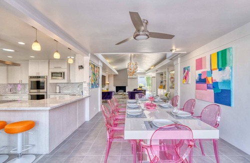 Palm Desert Villa | Yellow Door Oasis | Pool/Spa/Mtn Views/El Paseo