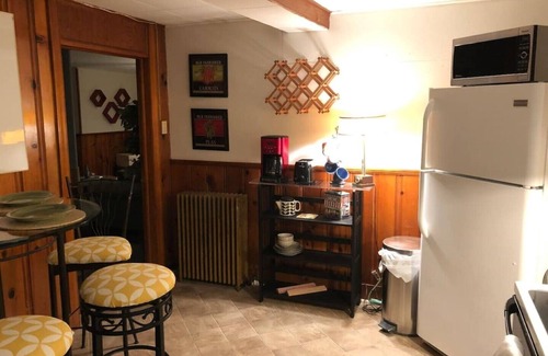 Winchester Apartment | Yellow Submarine trendy basement apt and courtyard