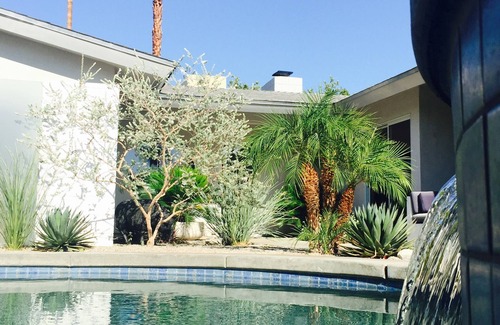 Palm Springs House | Zen Modern Home II "wind free" S Palm Springs - SALT WATER POOL/SPA