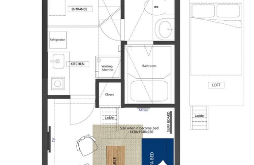 Katasekaigan Apartment | Zens Enoshima 203