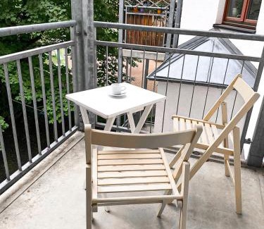 Schloßchemnitz Apartment | Zentral, ruhig, 4Personen, Balkon, Waschmaschine