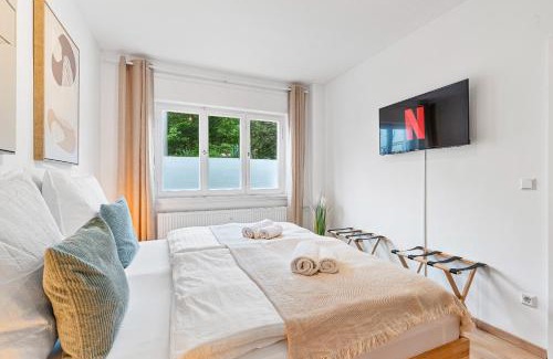 Pforzheim Apartment | Zentrale Lage, zwei Schlafzimmer, Waschmaschine