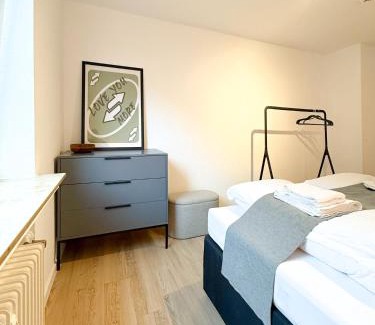 Ostviertel Apartment | Zentrales 65qm City-Apartment mit Free WiFi & Self Check-In