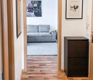 Chemnitz Apartment | Zentrum, 4Personen, privater Parkplatz, WiFi, modern, ruhig