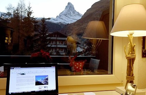 Zermatt Apartment | Zermatt centre - High standing all mod cons rental - View of the Cervin
