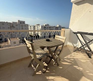 Chott Mariem Apartment | Zikôs flat with sea view chott Mariem sousse
