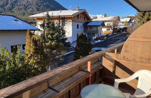 Obsteig Bed & Breakfast | Zimmer 04/2bett mit Balkon - Pension Alpina