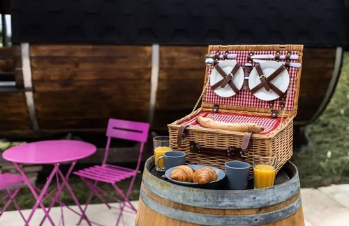 Fleurie Cabin | Zimmer Tonneau BARREL (ohne Sanitäranlagen) 2 Personen