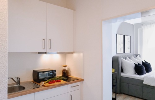 Wismar Apartment | Zwei Wohnungen, ein Erlebnis: Platz für 6 in 4 Schlafzimmern am Wismarer Hafen