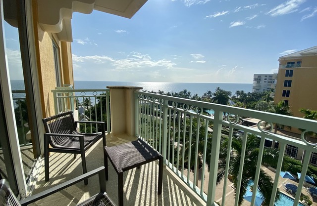 1 Bdrm Ocean view Res. Suite w balcony, located at The Ritz, in Key Biscayne