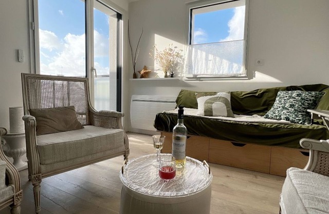 170 m from the beach and close to the town center