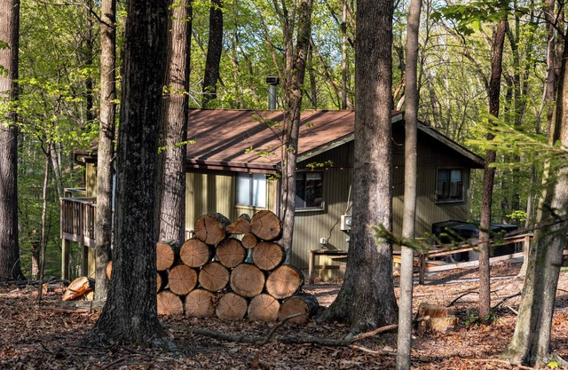 2-Bedroom cabin Hot tub Fireplace PS5
