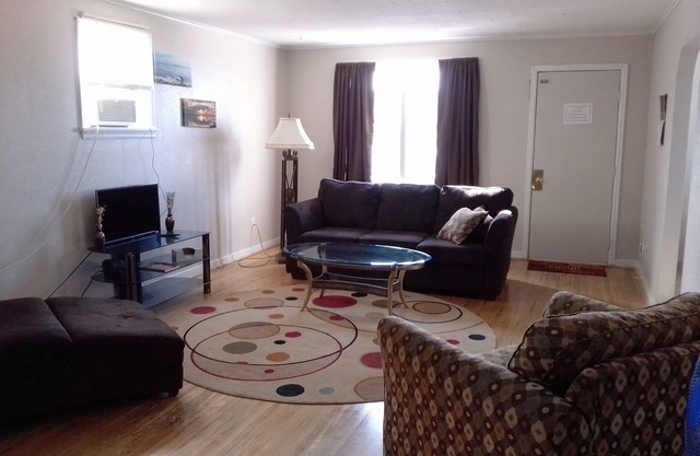 2 Bedroom Downtown Apartment with off street parking.
