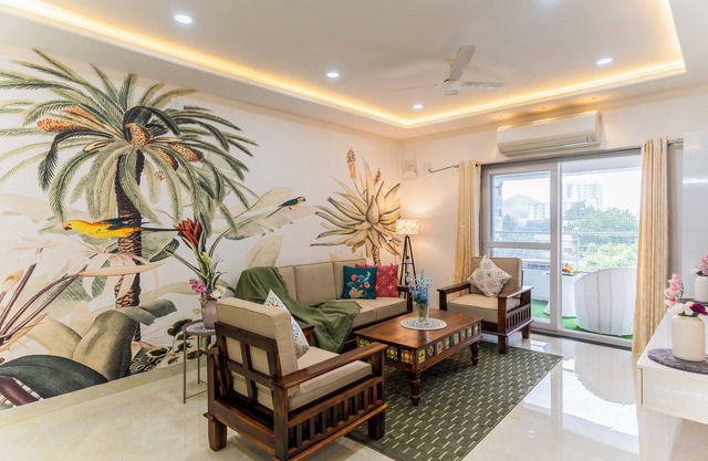 3-bedroom apartment in peaceful Udaipur with AC, WiFi Free,Parking and Breakfast