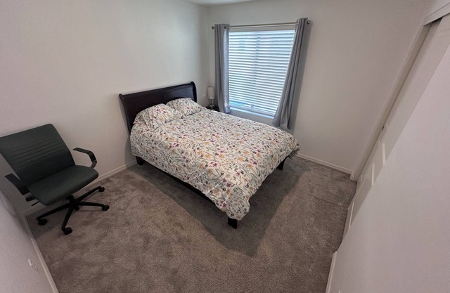 3-bedroom house - Master room, 2 room; one setup with work from home setup.n