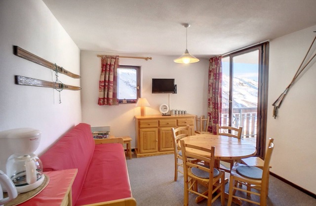 3-room 30m² ski-in/ski-out, Les Bruyères - Parking Available