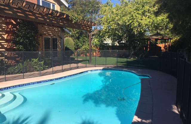 4 bedrooms and 3 full bathrooms + office in Walnut Creek. Great yard with pool!