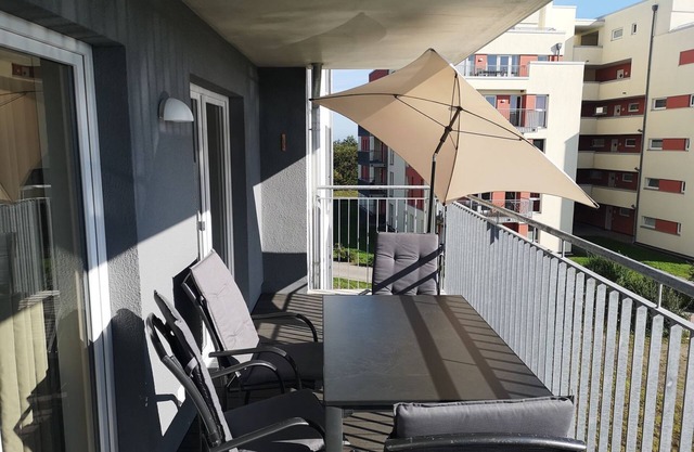50.2.M Ankerplatz - Modern, high-quality vacation apartment, sauna, large balcony,