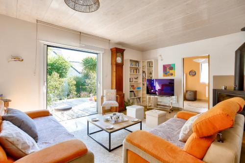 600m de la plage, jardin, maison pour 10