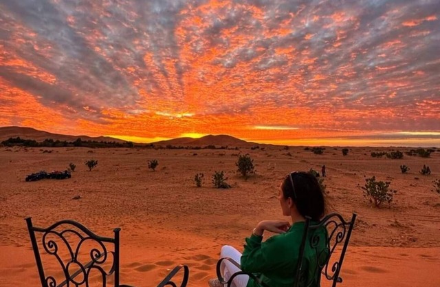 A MAGICAL CAMP IN MERZOUGA DESERT