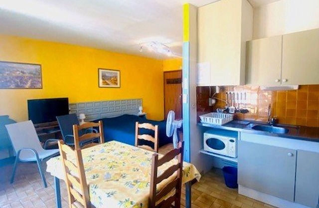 Air-conditioned studio in Amélie-les-Bains, 2 people, parking, near thermal baths