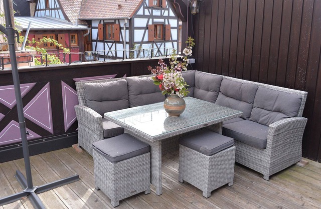 Alsatian house in the heart of Kaysersberg with E-Bike / sauna / garage / terrace