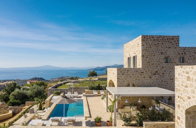 Amani Estate in Mani | Two Villas Complex with pools - 5 Bedrooms