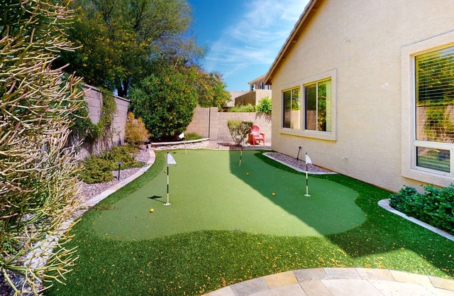 Amazing home with gas grill, patio, firepit, enclosed yard, kitchen, & fireplace