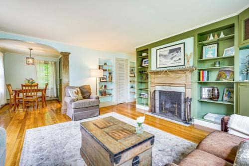 Ambient Manchester Village Abode with Deck and Pond!