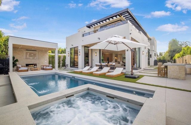 Amestoy Modern: Stunning 4BR Estate with Theater & Gym