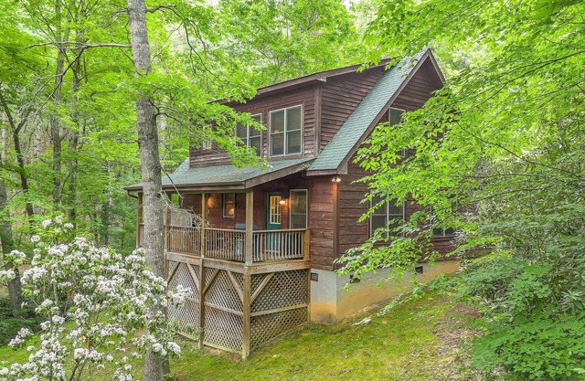Among the Laurels and Trees: Private Hot Tub + Fire Pit
