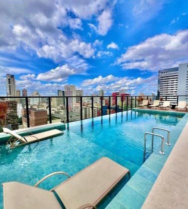 Apart Stúdio All Batel - Piscina Borda Infinita aquecida - Crianças Grátis - Colchão massageador