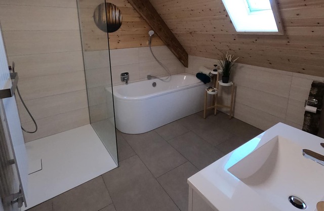 Apartment, about 100 square meters with 2 bedrooms and living room/bedroom and terrace for a maximum of 6 people