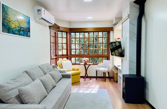 Apartment in the heart of Gramado, about a 10-minute walk from Rua Coberta